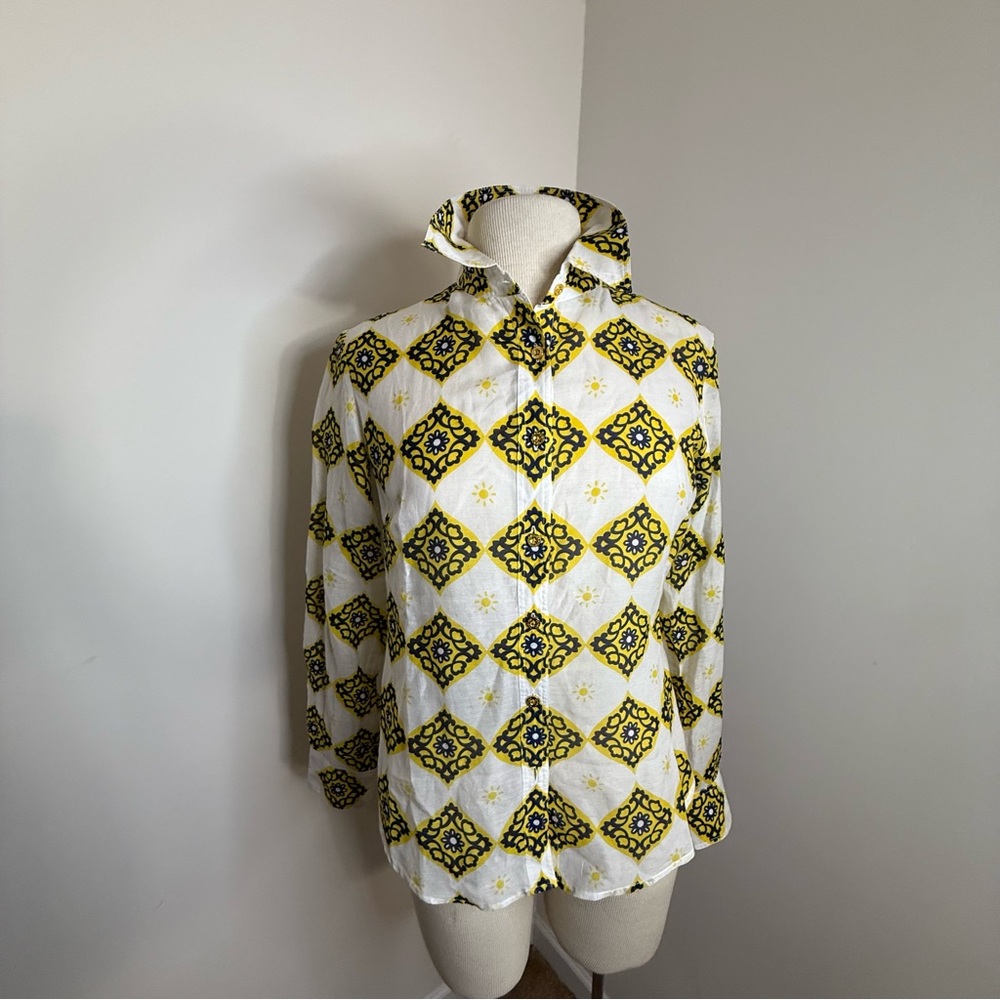 Craig Taylor Geometric Patterned Button Down Shir… - image 6